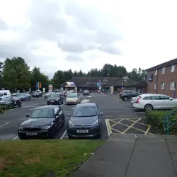  - Car-park at Stirling services, 2022 Jul 24