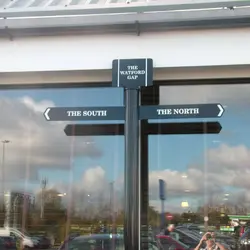  - North and South sign